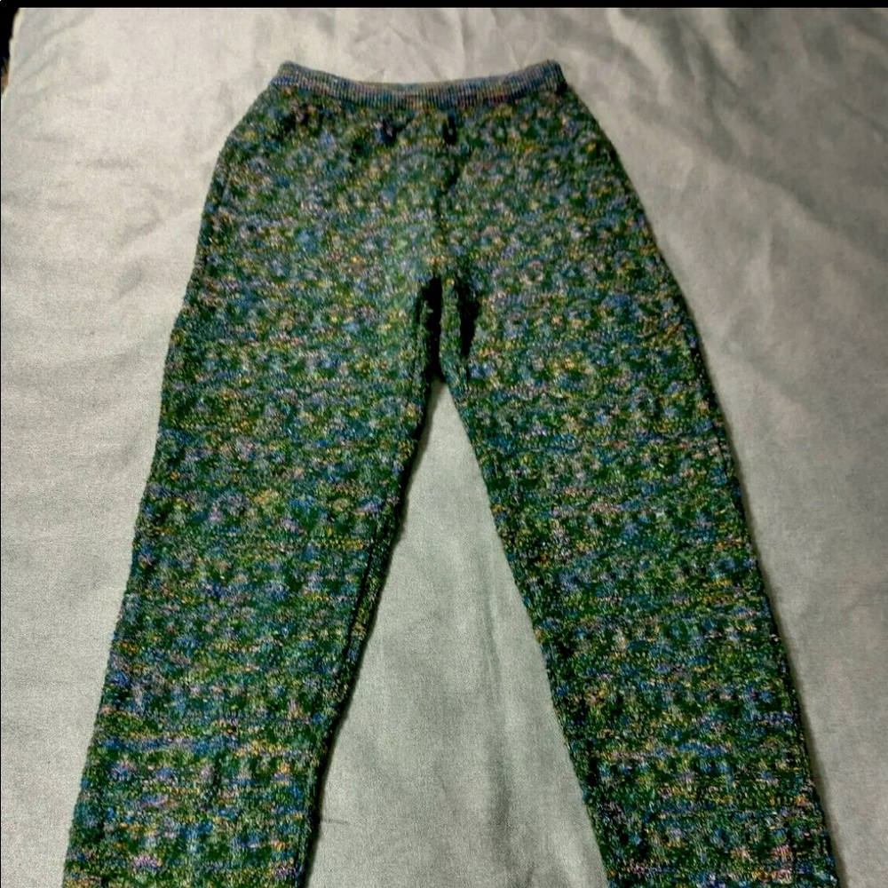 Vintage MISSONI knit straight leg pants/leggings!